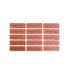 Frete Grátis feito à mão Etiqueta de Couro que Muda de Cor Roupas Jeans Patch Decorativo DIY Etiqueta feita à mão Etiqueta 5x1,5cm