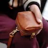 Comércio Exterior Novo Estilo Simples Mini Bolsa de Mão Não Pura de Couro de Vaca Porta Fones de Ouvido Batom Moedas Porta Cartões Porta-Moedas Portátil