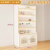 Vitrina de cosméticos, vitrina de uñas para salón de belleza, estante de productos para el cuidado de la piel con puerta de cristal, estante de múltiples niveles