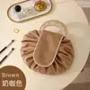Bolsa de cosméticos preguiçosos Armazenamento de produtos de higiene pessoal de viagem de alta qualidade Bolsa de higiene pessoal cosmética à prova d'água com cordão de grande capacidade