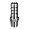 Aço inoxidável 304 junta de pagoda mangueira mangueira de couro tubo de água fio externo 1/4 1/2 3/4 1 polegada resistente a ácido e álcali 4 pontos