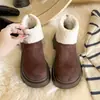 Botas de Nieve Birkenstock de Suela Gruesa para Aumentar la Altura, para Mujeres Menudas, Invierno, Felpa Gruesa Adicional, Tendencia Invierno 2026, Nuevo Estilo, Piel y Piel Integradas
