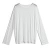 100% Lyocell Tencel, Blanqueador y Fácil de Combinar, Camiseta Protectora Solar de 5 Colores, Ligera, Holgada y Suave