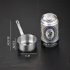 Taza de salsa de acero inoxidable 304 con asa, plato para salsa, taza para salsa de carne, taza creativa para salsa de tomate, cubeta, vajilla