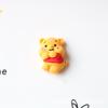 Accesorios de resina diy caricatura tarro de miel oso amarillo pequeño abeja pequeña carcasa de teléfono móvil decoración de belleza caja de almacenamiento refrigerador
