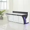 Consola de Comando del Centro de Monitoreo, Escritorio de Operaciones Engrosado con Tira de Luz, Mesa de Despacho de Seguridad
