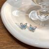 Pendientes de Clip de Mariposa Frescos Sin Perforaciones, Diseño Elegante y de Moda, Pendientes Nuevos, Accesorios de Gama Alta de Nicho para Mujer