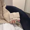2026 Cartera Transfronteriza para Mujer al por Mayor 70% de descuento Estilo Corto Patchwork Nicho Minimalista Portatarjetas Billetera para Monedas Pinza para Monedas Cartera