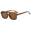 Gafas de sol cuadradas de doble puente 2024, gafas de sol clásicas europeas y americanas para conducir, gafas de sol para exteriores para hombres y mujeres
