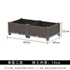 Maceta jardinera jardinera jardinera macetero soporte para macetas balcón plástico extragrande cuadrado techo incubadora de plantas