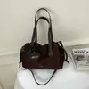 Bolsa de Mão de Grande Capacidade Bolsa Feminina 2026 Nova Bolsa de Ombro para o Dia a Dia Bolsa Tote Macia Amassada Bolsa Transversal Simples