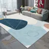 Tapete Simples Tapete Estampado Veludo Cristal Espessado Dropshipping Transfronteiriço Fabricante Atacado Sala de Estar Doméstica Mesa de Centro Tapete de Chão