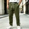 Calça Jogger Masculina de Moletom com Listra Lateral, Perna Reta, Solta, Elástico Ajustável, Esportiva, Longa, Várias Cores, Casual Masculino