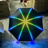 Guarda-chuva Luminoso para Fotografia ao Ar Livre, Guarda-chuva Adereço de Palco para Fotografia de Casamento, Guarda-chuva Luminoso de LED para Festa, Guarda-chuva Luminoso de Palco