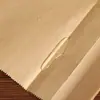 Bolsa de papel Kraft spot con fondo cuadrado bolsa de almacenamiento desechable película de embalaje para alimentos horneados bolsa de embalaje para llevar anti-aceite
