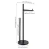 Porta pañuelos vertical de acero inoxidable para cocina, sin perforaciones, para sala de estar, portarrollos de papel higiénico