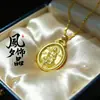 Colgante Bodhisattva Ksitigarbha Oval Colgante de Collar Buda Maitreya de Gama Alta que Conserva el Color Bodhisattva Buda Colgante de Collar Venta al por Mayor
