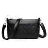 Bolsa tipo almohada transfronteriza 2024 Nueva elegante bolsa de rombos textura de cuero suave elegante bolso de hombro cruzado para mujer bolso de mujer