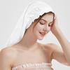 Amazon Transfronterizo Encaje de Hongo Tubo Largo Seda de Morera Gorro de Noche Gorro para el Cabello para Mujeres en Casa con Cabello Largo 50cm