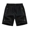 2026 Comercio Exterior Transfronterizo Pantalones Cortos Casuales de Seda Helada para Hombre Verano Nuevo Estilo Holgado Elástico Transpirable de Secado Rápido Pantalones Cortos Rayo