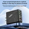 Carregador 3 USB + Type-C é Adequado para Celulares Apple e Huawei 5V2A Cabeças de Carregamento Europeia, Americana e Britânica São Adequadas para Muitos Países