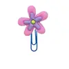 [Serie de flores] linda flor pegamento flexible de PVC accesorio estudiantil decoración para paper clip marcapáginas venta al por mayor