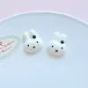 Acessórios Pequenos de Resina DIY Animal Coelho Pequeno Acessórios Artesanais Cola Creme Adesivos para Capa de Celular Materiais Artesanais