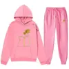 Moletom Unissex com Estampa de Girassol e Gatinho Design Simples Conjunto Atacado Novo Estilo Solto