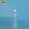 Fornecimento Direto de Garrafas Plásticas Transparentes, Garrafas Dispenser Pet Slim de Alta Capacidade, Garrafas Amostra 500ml com Tampa de Alumínio Dourada e Prateada