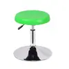 Taburete de plástico engrosado con altura ajustable y función giratoria, taburete redondo para escuela y laboratorio, taburete para estudiantes con ruedas, silla de bar de patas altas