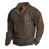 Otoño e Invierno nueva chaqueta exterior para hombre de venta caliente transfronteriza Amazon de pana casual con cuello alto suéter de manga larga en stock