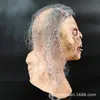 Máscara com Capuz Cérebro Pequeno de Terror Halloween Zumbi Assustador Baile de Máscaras Casa Assombrada Sala Secreta Adereços de Pegadinha Zumbi