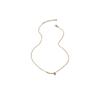 Collar cuadrado geométrico transfronterizo europeo y americano COIO para mujer, simple, versátil, incrustado de diamantes, hueco curvo, a cuadros, con forma de corazón