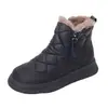 Elegantes botas de nieve de cuero para mujer, nueva colección invierno 2026, con forro adicional de felpa y diseño engrosado, adecuadas para climas fríos, antideslizantes y cálidas
