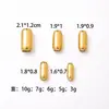 Pulseira DIY Conector de Cordão de Couro Fivela Multiespecificação Em Estoque Atacado de Fábrica Exclusivo Transfronteiriço Fivela Magnética de Cápsula de Aço Inoxidável