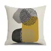 Funda de almohada estilo minimalista Morandi, funda de cojín para sofá de color sólido de baja saturación, decoración del hogar lisa de alta gama, transfronterizo