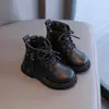 Botas Martin Cálidas Suaves de Suela Blanda Estilo Británico Casual Versátil Forradas de Polar Nuevas de Moda Invierno 2026 para Niños y Niñas