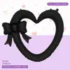 Globos huecos en forma de corazón con lazo transfronterizos en colores sólidos mate para decoración de escenas del Día de San Valentín y cumpleaños, venta al por mayor