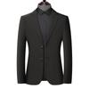 Trajes para Hombre Primavera y Verano Nuevo Estilo Trajes Casuales de Solapa Simple para Hombres Jóvenes Trajes Formales de Negocios Color Sólido Venta al por Mayor