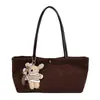 Nova Bolsa Tote de Grande Capacidade para Mulheres Verão 2026, Bolsa de Mão Versátil Estilo Coreano Simples para o Dia a Dia em Couro