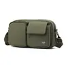 Bolso de Hombro Transfronterizo para Mujer Primavera 2026 Nuevo Bolso Cruzado Casual con Múltiples Bolsillos Bolso Cuadrado Pequeño Horizontal Bolso de Tela Ligera Venta al por Mayor