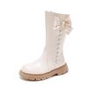 Zapatos para Niñas, Botas Largas Infantiles, Nuevo Estilo Otoño e Invierno 2025, Estilo Primavera y Otoño, Botas Altas de Princesa con Forro de Felpa para Niñas Pequeñas
