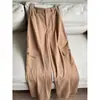 Nuevo estilo 2026, elegantes y casuales, pantalones de pierna ancha, corte curvo, pantalones de trabajo, pantalones largos estilo boyfriend para mujer, venta al por mayor H09DK78005