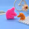 Molde de silicona de unicornio chocolate DIY fondant líquido aromaterapia pastel vela decoración molde