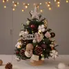 Set de Árbol de Navidad de Venta Caliente Transfronteriza Diseño de Escena Navideña Escritorio de Oficina DIY Accesorios Adornos