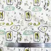 100% Algodón 40 Hilos Japonés y Coreano Primavera/Verano Estampado Digital Estilo Artístico Baberos, Ropa con Protección Solar, Ropa para Niños, Ropa para Mujeres, Tejido para Ropa de Casa