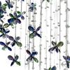 Araña Moderna de Lujo Ligero para Escaleras Araña Larga de Cristal Mariposa Araña de Cristal para Sala de Estar de Edificio Recplit de Villa Restaurante Vacío de Selección