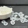 Anillo de Calcedonia Blanca Lote a Granel Accesorios para Joyería DIY Pulsera Collar Wen Play Cristal Bodhi Anillo de Correr Productos Semi-acabados de Mano
