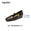 Zapatos Mary Jane para Mujer Augusden con Tacón Oculto, Novedad Verano 2026 Estilo Retro Francés de Punta Cuadrada y Tacón Bajo de Boca Baja Zapatos de una Sola Pieza