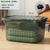 Caixa de Armazenamento de Roupas Transparente Caixa Grande de Armazenamento de Brinquedos Roupas Doméstica Caixa Adaptável Caixa de Armazenamento de Roupas Colchas Plástico